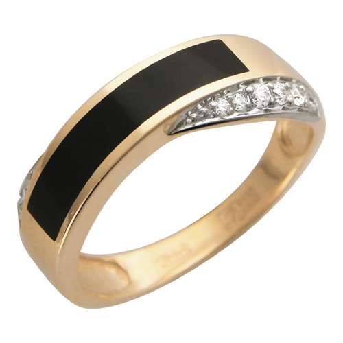 Кольцо 01Т415214 оникс